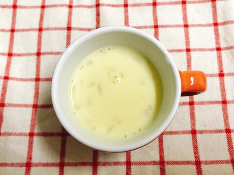 【離乳食後期】かぼちゃと豆乳スープ